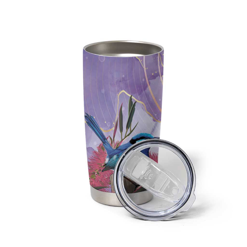 Australia Splendid Fairy Wren on Eucalyptus Tumbler Cup Epilepsy Awareness - Aussie Hoodie