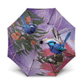 Australia Splendid Fairy Wren on Eucalyptus Umbrella Epilepsy Awareness - Aussie Hoodie