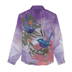 Australia Splendid Fairy Wren on Eucalyptus Women Casual Shirt Epilepsy Awareness - Aussie Hoodie