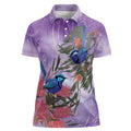 Australia Splendid Fairy Wren on Eucalyptus Women Polo Shirt Epilepsy Awareness - Aussie Hoodie