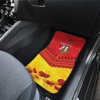 Custom Sun Football Car Mats ANZAC Lest We Forget