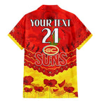 Custom Sun Football Family Matching Mermaid Dress and Hawaiian Shirt ANZAC Lest We Forget