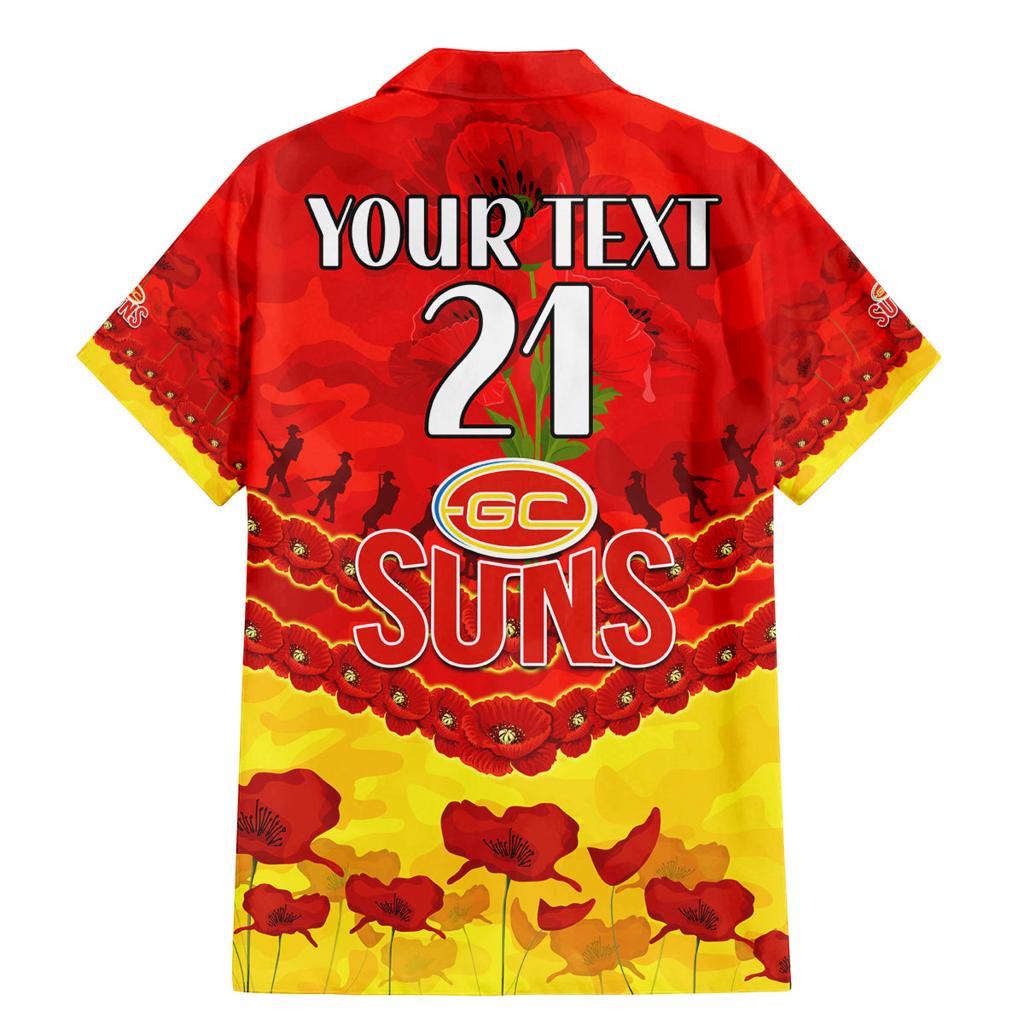 Custom Sun Football Family Matching Mermaid Dress and Hawaiian Shirt ANZAC Lest We Forget