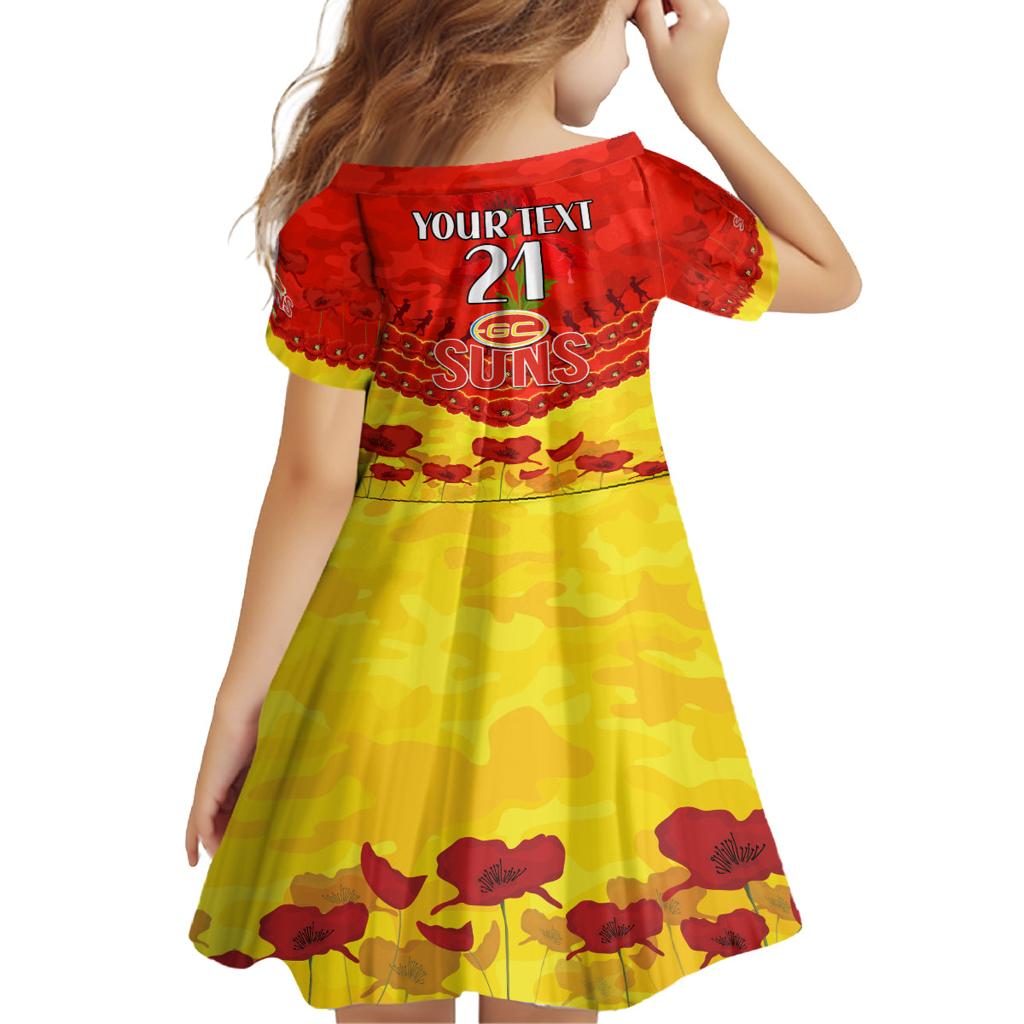 Custom Sun Football Family Matching Off The Shoulder Long Sleeve Dress and Hawaiian Shirt ANZAC Lest We Forget