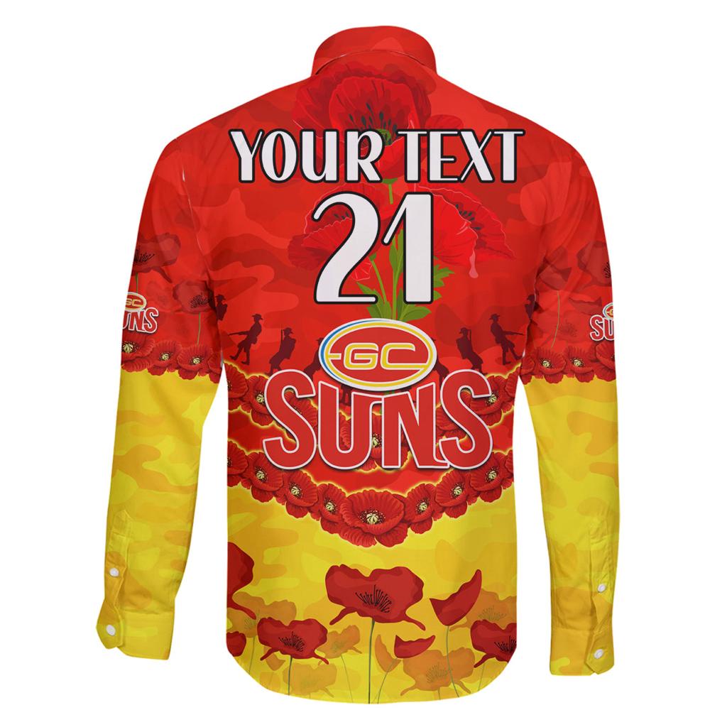 Custom Sun Football Family Matching Off The Shoulder Long Sleeve Dress and Hawaiian Shirt ANZAC Lest We Forget