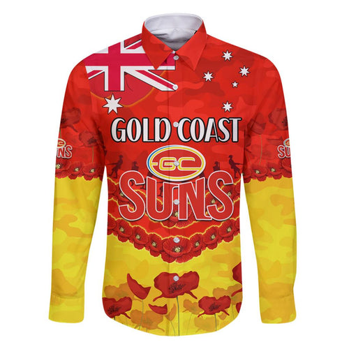 Custom Sun Football Family Matching Off Shoulder Short Dress and Hawaiian Shirt ANZAC Lest We Forget