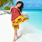 Custom Sun Football Sarong ANZAC Lest We Forget