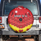 Custom Sun Football Spare Tire Cover ANZAC Lest We Forget