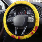 Custom Sun Football Steering Wheel Cover ANZAC Lest We Forget
