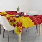 Custom Sun Football Tablecloth ANZAC Lest We Forget