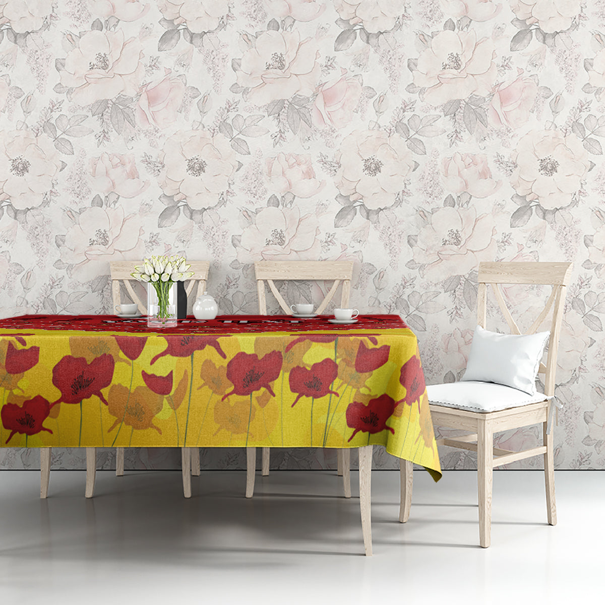 Custom Sun Football Tablecloth ANZAC Lest We Forget