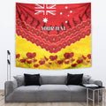 Custom Sun Football Tapestry ANZAC Lest We Forget