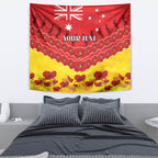 Custom Sun Football Tapestry ANZAC Lest We Forget