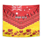 Custom Sun Football Tapestry ANZAC Lest We Forget