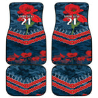 Custom Blues Football Car Mats ANZAC Lest We Forget