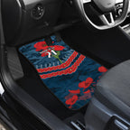Custom Blues Football Car Mats ANZAC Lest We Forget