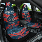 Custom Blues Football Car Seat Cover ANZAC Lest We Forget