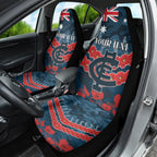 Custom Blues Football Car Seat Cover ANZAC Lest We Forget