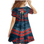 Custom Blues Football Family Matching Mermaid Dress and Hawaiian Shirt ANZAC Lest We Forget