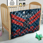 Custom Blues Football Quilt ANZAC Lest We Forget