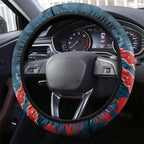 Custom Blues Football Steering Wheel Cover ANZAC Lest We Forget
