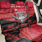 Custom Bombers Football Back Car Seat Cover ANZAC Lest We Forget