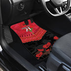 Custom Bombers Football Car Mats ANZAC Lest We Forget