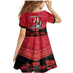 Custom Bombers Football Family Matching Mermaid Dress and Hawaiian Shirt ANZAC Lest We Forget