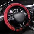 Custom Bombers Football Steering Wheel Cover ANZAC Lest We Forget