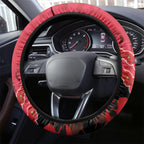 Custom Bombers Football Steering Wheel Cover ANZAC Lest We Forget