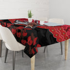 Custom Bombers Football Tablecloth ANZAC Lest We Forget