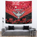 Custom Bombers Football Tapestry ANZAC Lest We Forget