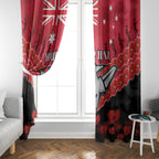 Custom Bombers Football Window Curtain ANZAC Lest We Forget