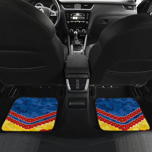 Custom Adelaide Crows Football Car Mats ANZAC Lest We Forget