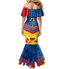 Custom Adelaide Crows Football Family Matching Mermaid Dress and Hawaiian Shirt ANZAC Lest We Forget