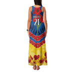 Custom Adelaide Crows Football Family Matching Tank Maxi Dress and Hawaiian Shirt ANZAC Lest We Forget
