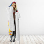 Custom Adelaide Crows Football Hooded Blanket ANZAC Lest We Forget