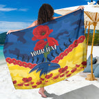 Custom Adelaide Crows Football Sarong ANZAC Lest We Forget