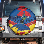 Custom Adelaide Crows Football Spare Tire Cover ANZAC Lest We Forget