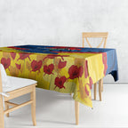 Custom Adelaide Crows Football Tablecloth ANZAC Lest We Forget