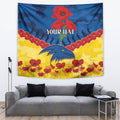 Custom Adelaide Crows Football Tapestry ANZAC Lest We Forget