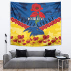 Custom Adelaide Crows Football Tapestry ANZAC Lest We Forget