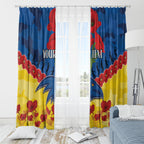 Custom Adelaide Crows Football Window Curtain ANZAC Lest We Forget