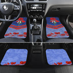 Custom Kangaroos Football Car Mats ANZAC Lest We Forget