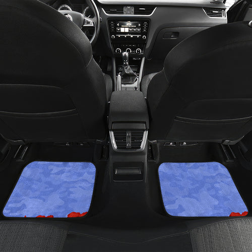 Custom Kangaroos Football Car Mats ANZAC Lest We Forget