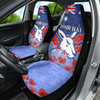 Custom Kangaroos Football Car Seat Cover ANZAC Lest We Forget