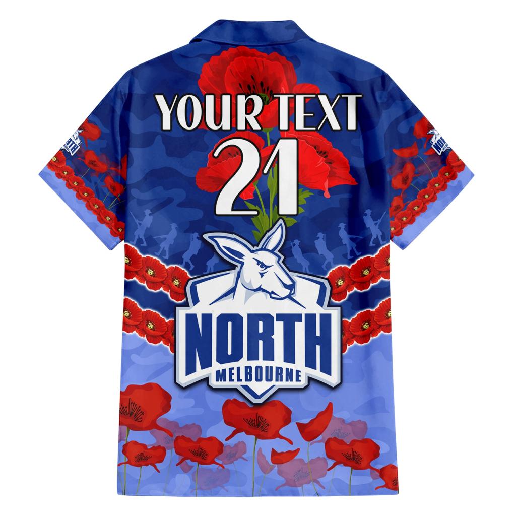 Custom Kangaroos Football Family Matching Short Sleeve Bodycon Dress and Hawaiian Shirt ANZAC Lest We Forget