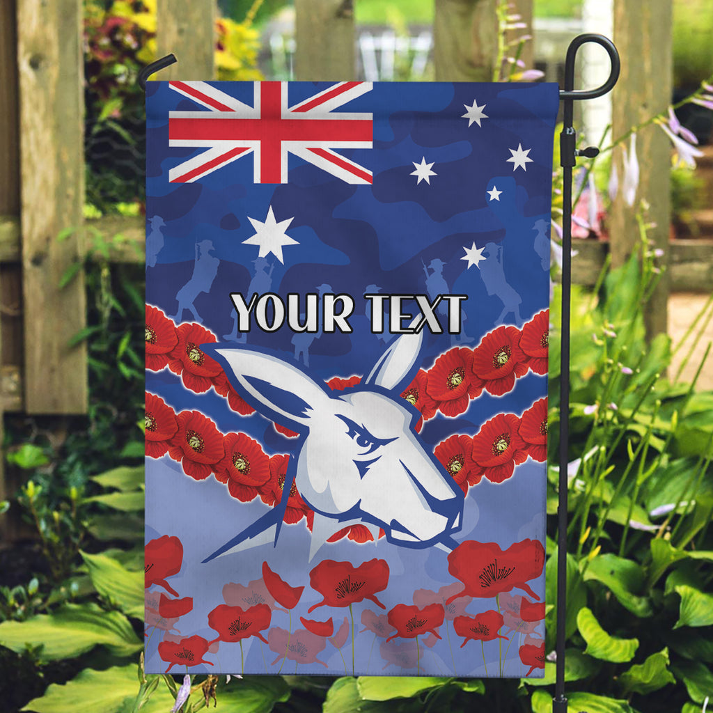 Custom Kangaroos Football Garden Flag ANZAC Lest We Forget