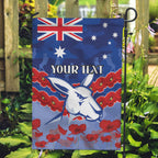 Custom Kangaroos Football Garden Flag ANZAC Lest We Forget