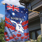 Custom Kangaroos Football Garden Flag ANZAC Lest We Forget